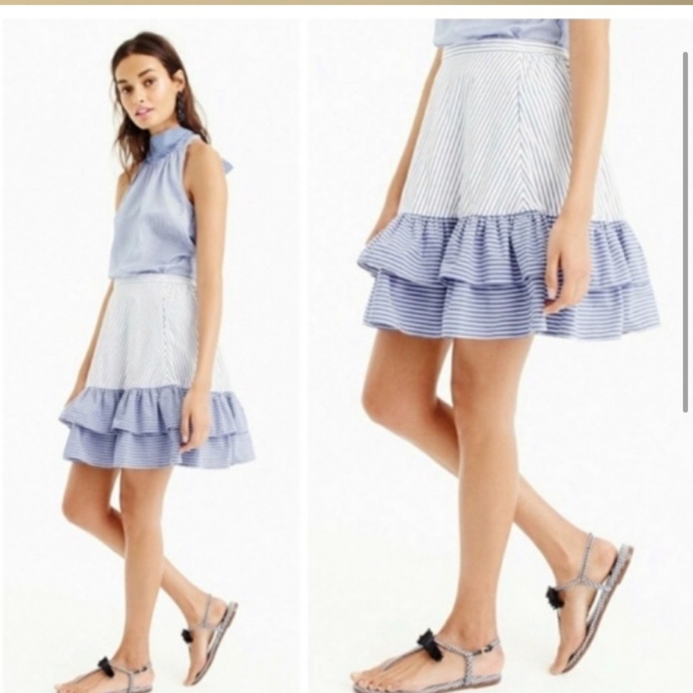 JCrew summer skirt, 100% cotton